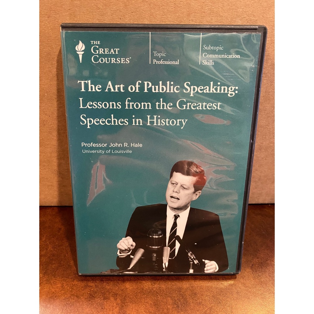 The Great Courses The Art of Public Speaking Lessons from Greatest Speeches DVD